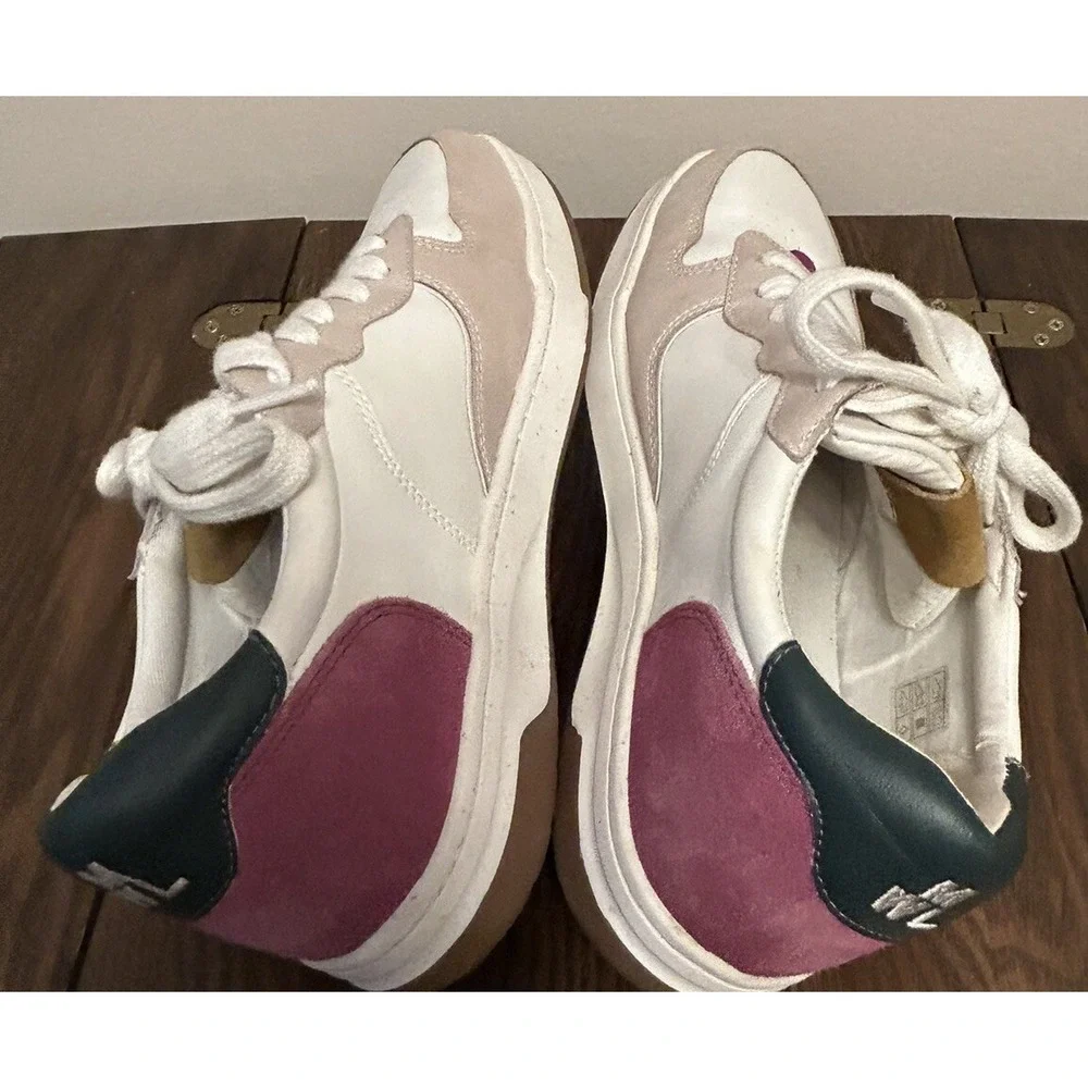 Madewell Women's Court Sneakers in‎ Leather and Suede Size Women 10.5 Men's 9M